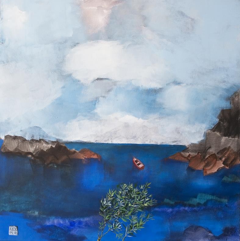 ΚΕΧ - Ελαιογραφία σε καμβά - 70x70 ΚΕΧ - Ελαιογραφία σε καμβά - 70x70