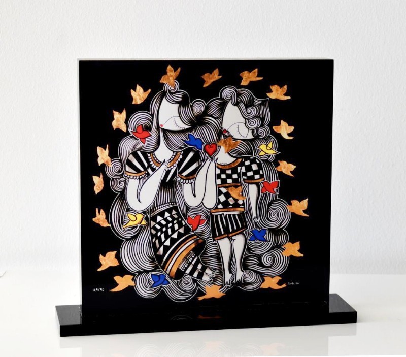 Sonke - print on plexiglass - 22x22 Sonke - print on plexiglass - 22x22